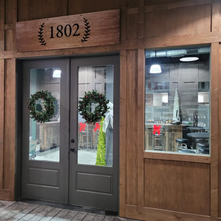 The front entrance of the 1802 bar in the Midtown Market in Canonsburg, PA
